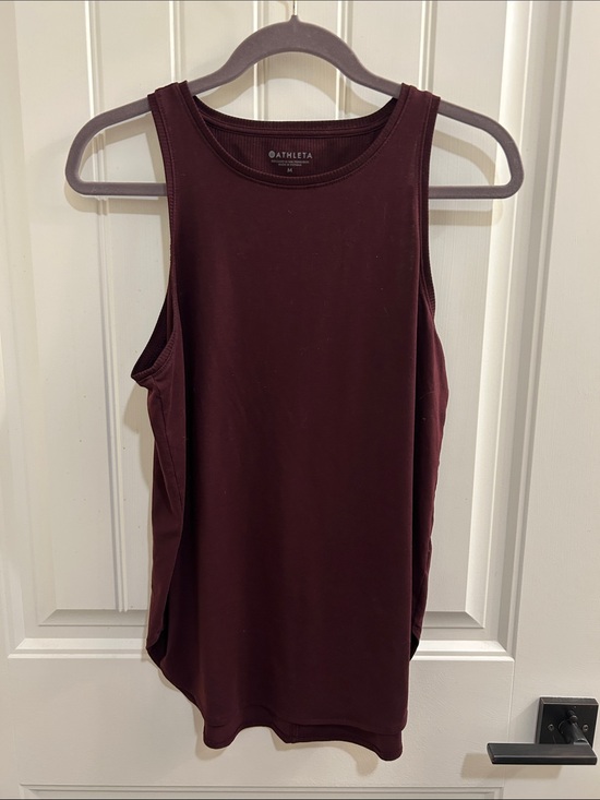 Athleta Tops - Athleta Women's Wine Scoop Neck Muscle Tank